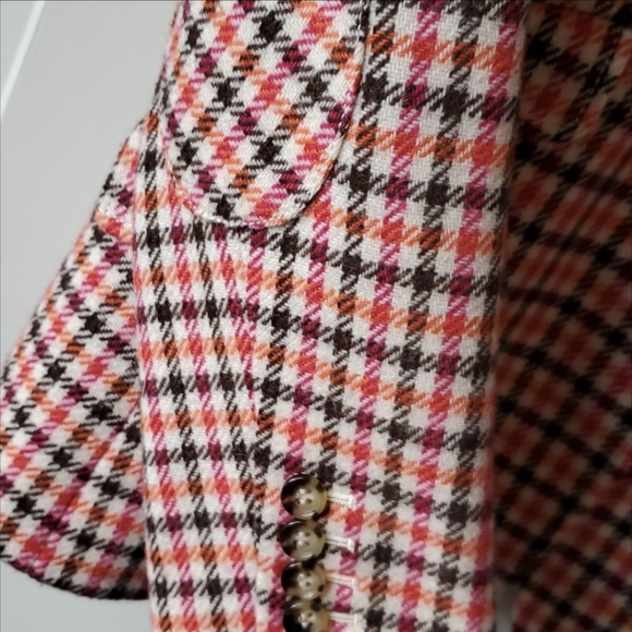 TALBOTS WOOL PLAID CHECK BLAZER 12 PETITE - Picture 7 of 14